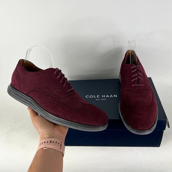 Cole Haan Original Grand Wingtip Oxfords Men's 11.5 Port Royale Dress Shoes - Picture 1 of 10